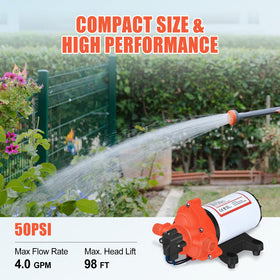 Cykleking self-priming pump compact design for versatile use.