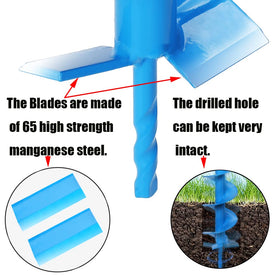 Cyleodo garden planting auger bit for precise hole drilling