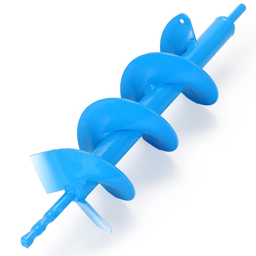 Cyleodo upgraded auger drill bit, 16-inch length for efficient heavy drilling