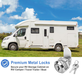 Cylinnda zinc alloy lock body offers rust resistance and durability.