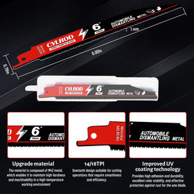 Blades stored in Cylrod transparent carrying case for easy transport.