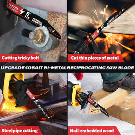 Cylrod blade with universal half-inch shank for broad compatibility.