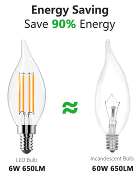 CYLYT 12-pack LED bulbs offer energy-efficient replacements for incandescent fixtures.