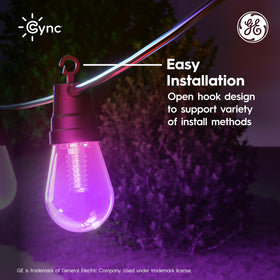GE Cync cafe lights offer millions of colors for customizable mood