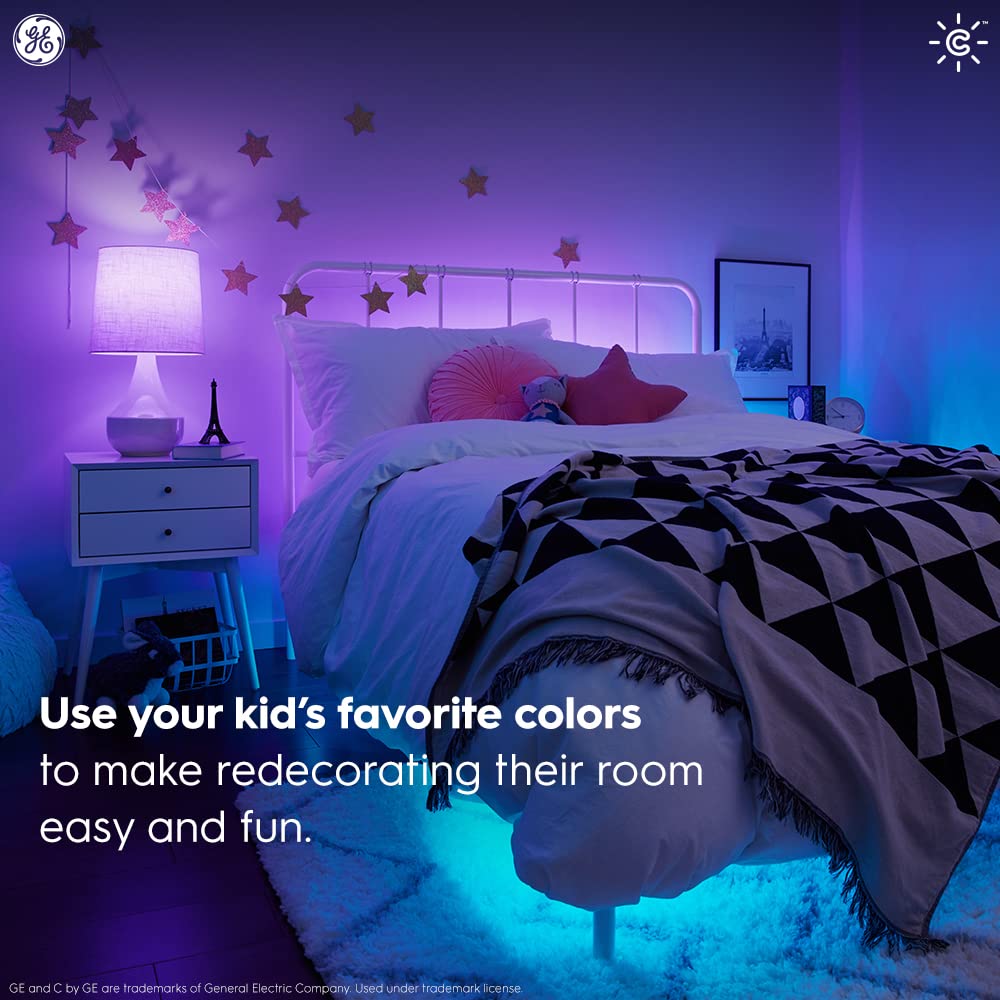 Cync color spectrum lighting for vibrant moods and entertaining guests.
