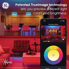 Cync warm to cool white range supports tasks and relaxing activities.
