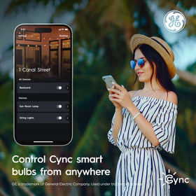 Cync GE A19 matter-compatible bulbs integrate with smart homes for streamlined control.