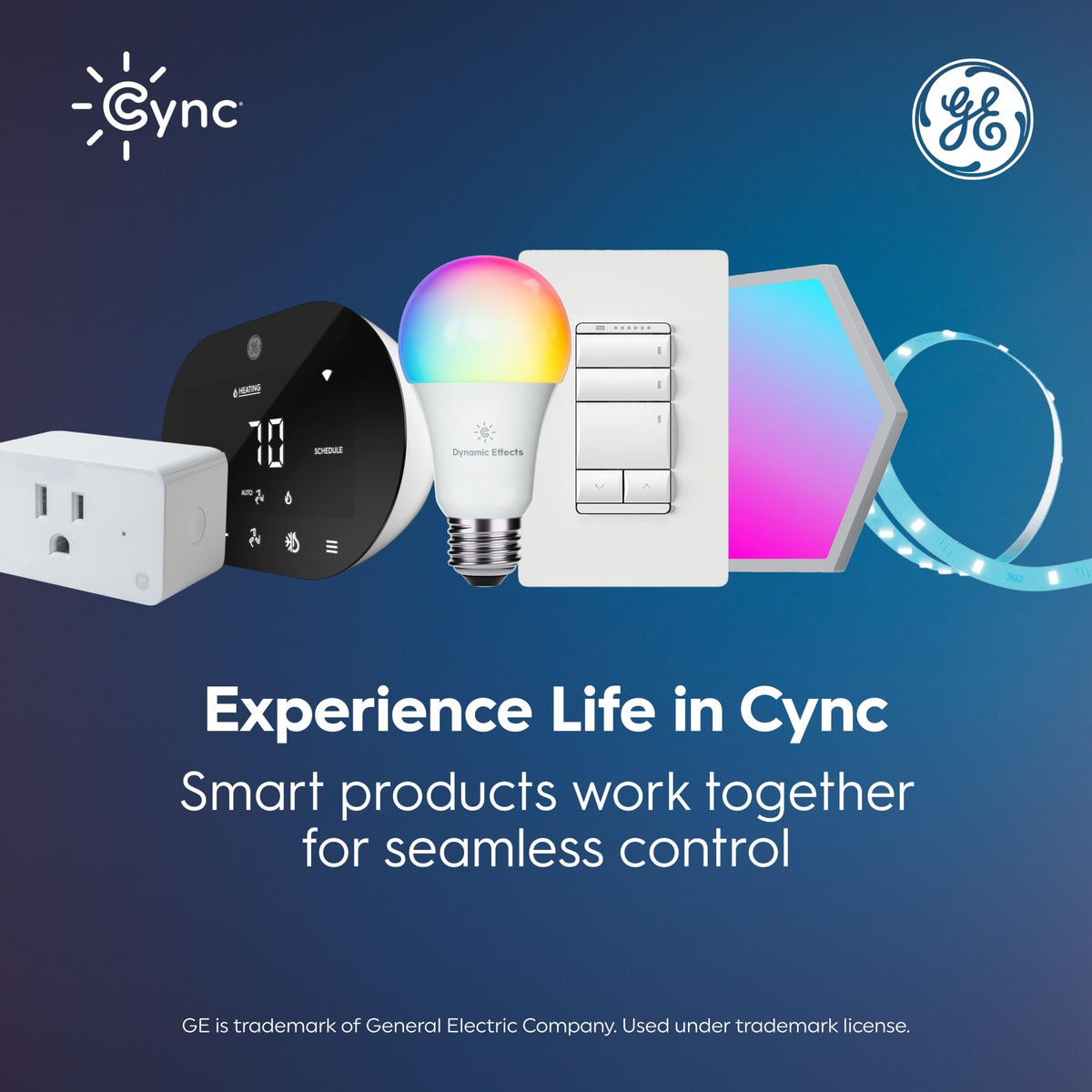 Cync GE A19 room-ambience bulbs enhance decor with color and efficiency.