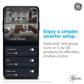 Cync GE A19 two-pack simplifies upgrading multiple rooms.