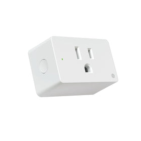 Cync indoor smart plug energy management helps reduce unused power with timers.