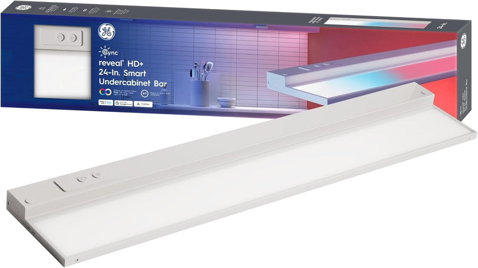 Cync Reveal HD+ 24in front view shows bold colors and bright whites for tasks