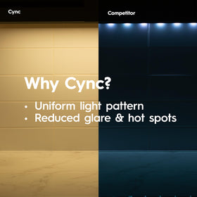 Cync Reveal HD+ 24in Wi-Fi connection for app and voice activation
