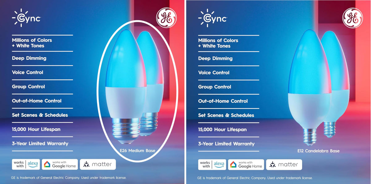 Cync bulbs set schedules for seamless automated lighting.