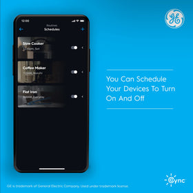 Cync smart indoor plug lets you schedule and automate routines.
