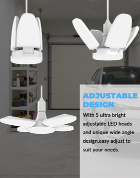 Cynlink garage lights with E26 base easy screw-in installation