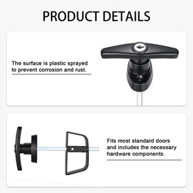 CZC AUTO heavy-duty lock kit carbon steel and zinc alloy built for durability