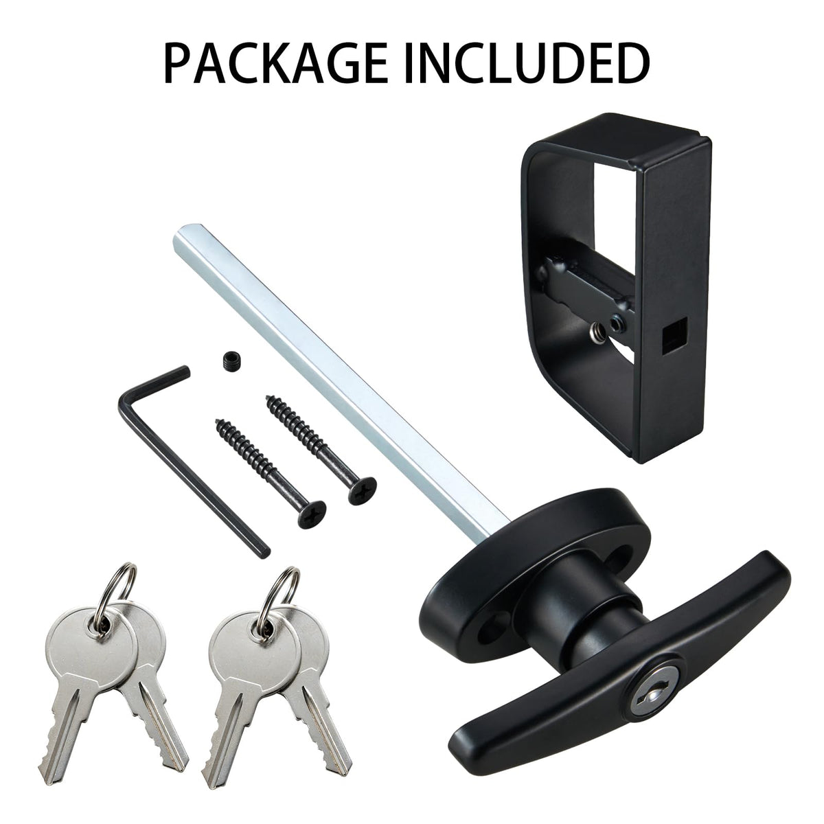 CZC AUTO installation guide marks help precise mounting on outdoor doors.