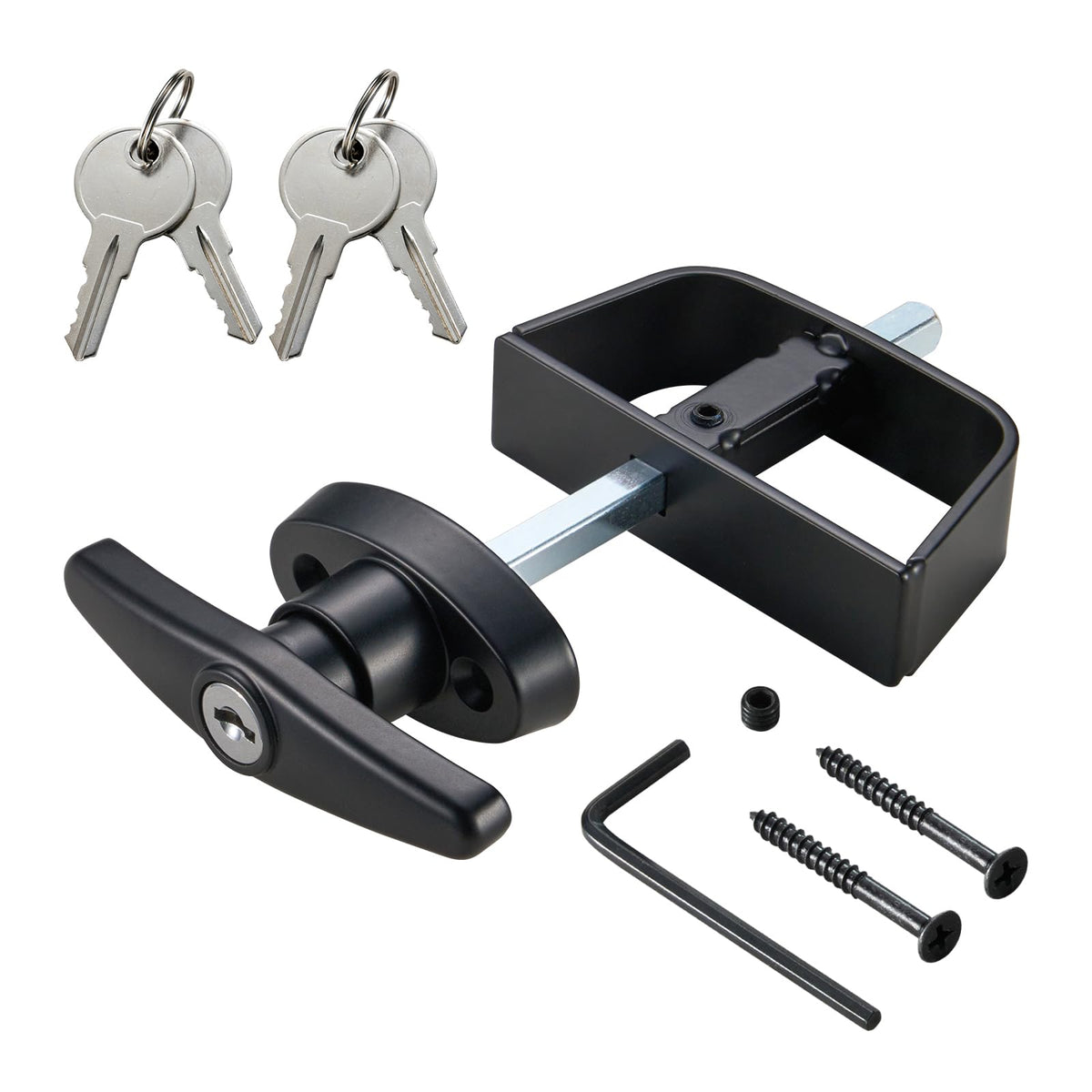 CZC AUTO shed door latch T-handle assembly for versatile exterior use