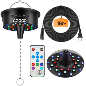 Czgor disco ball motor with remote for dynamic color shows