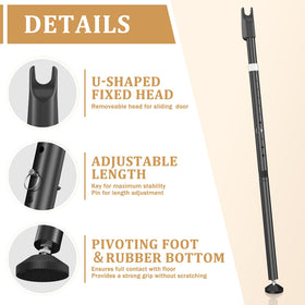 CZMIYRPY sliding door security bar suitable for patio doors and balconies