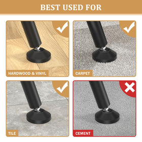 CZMIYRPY sliding door security bar wedge installed between frame prevents opening
