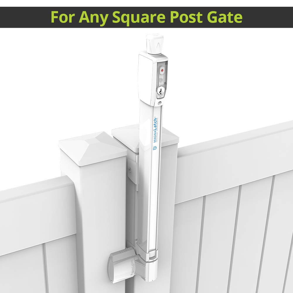 D&D MagnaLatch adjustable frame and post fit on square gate