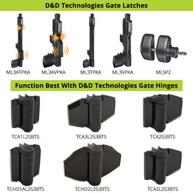 D&D MagnaLatch weather-ready closure for outdoor gate reliability