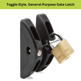 Padlock storage feature of TL01 shown for convenient security.