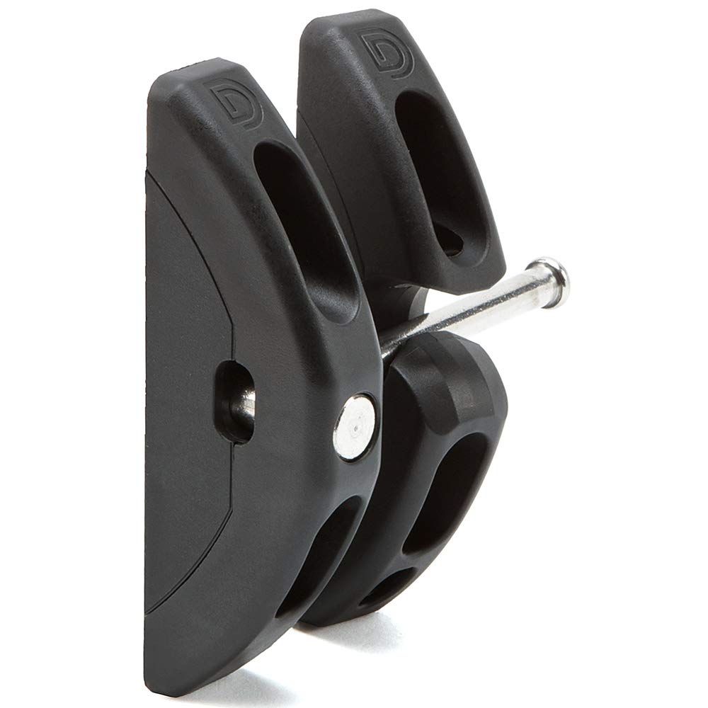 D&D TL01 T-Latch mounted on gate post for secure closure.