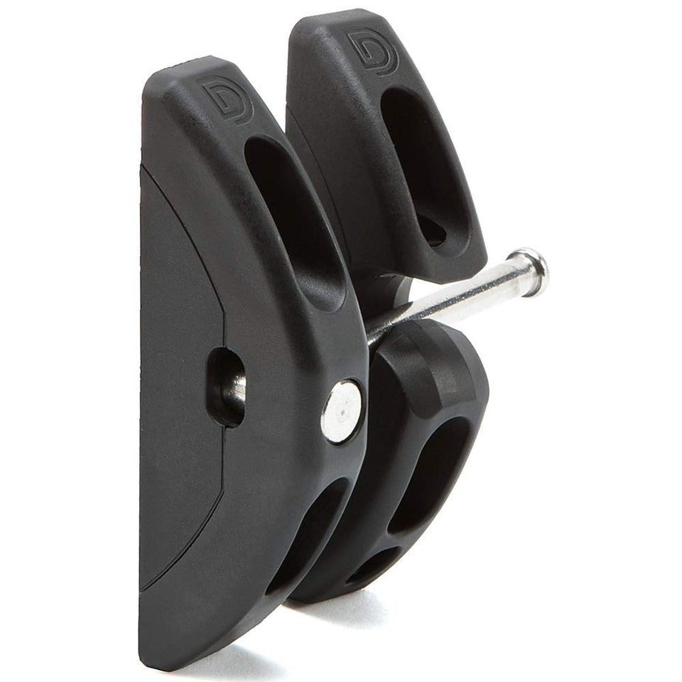 D&D TL01 T-Latch mounted on gate post for secure closure.