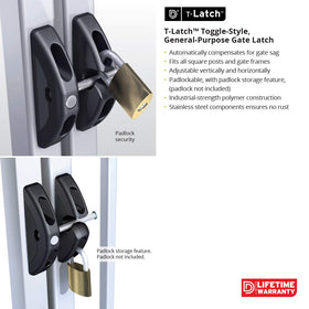 Vertical and horizontal adjustment capability of TL01 for easy install.