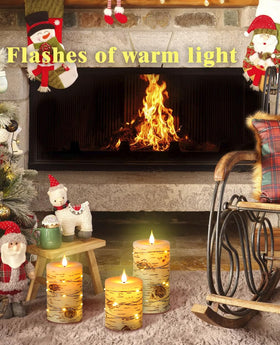 Da by recessed light string candle set creates soft ambient lighting.