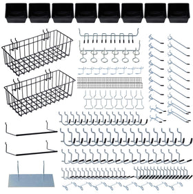 Daanxw pegboard hook collection keeps tools organized in a busy garage