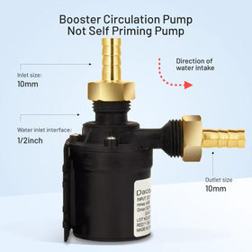 DACO MIN 19-6-ft lift enables steady water transport in compact systems.