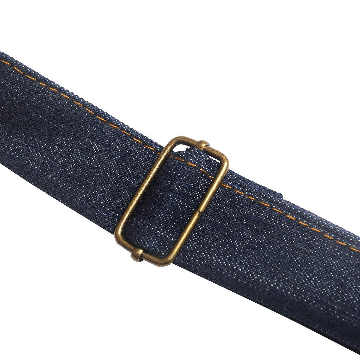 Dadidyc waterproof blue denim apron protecting clothes from spills
