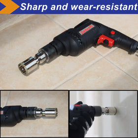 DaduoRi triangle shank 3/8 inch fits standard drills.