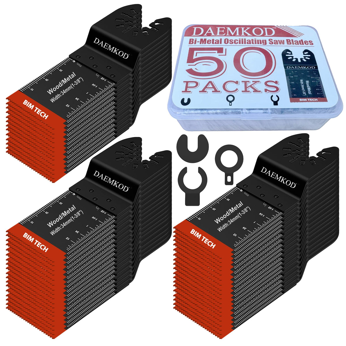 DAEMKOD 50-pack includes practical tips to extend blade life.