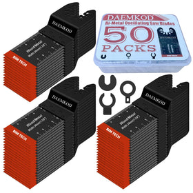 DAEMKOD 50-pack includes practical tips to extend blade life.