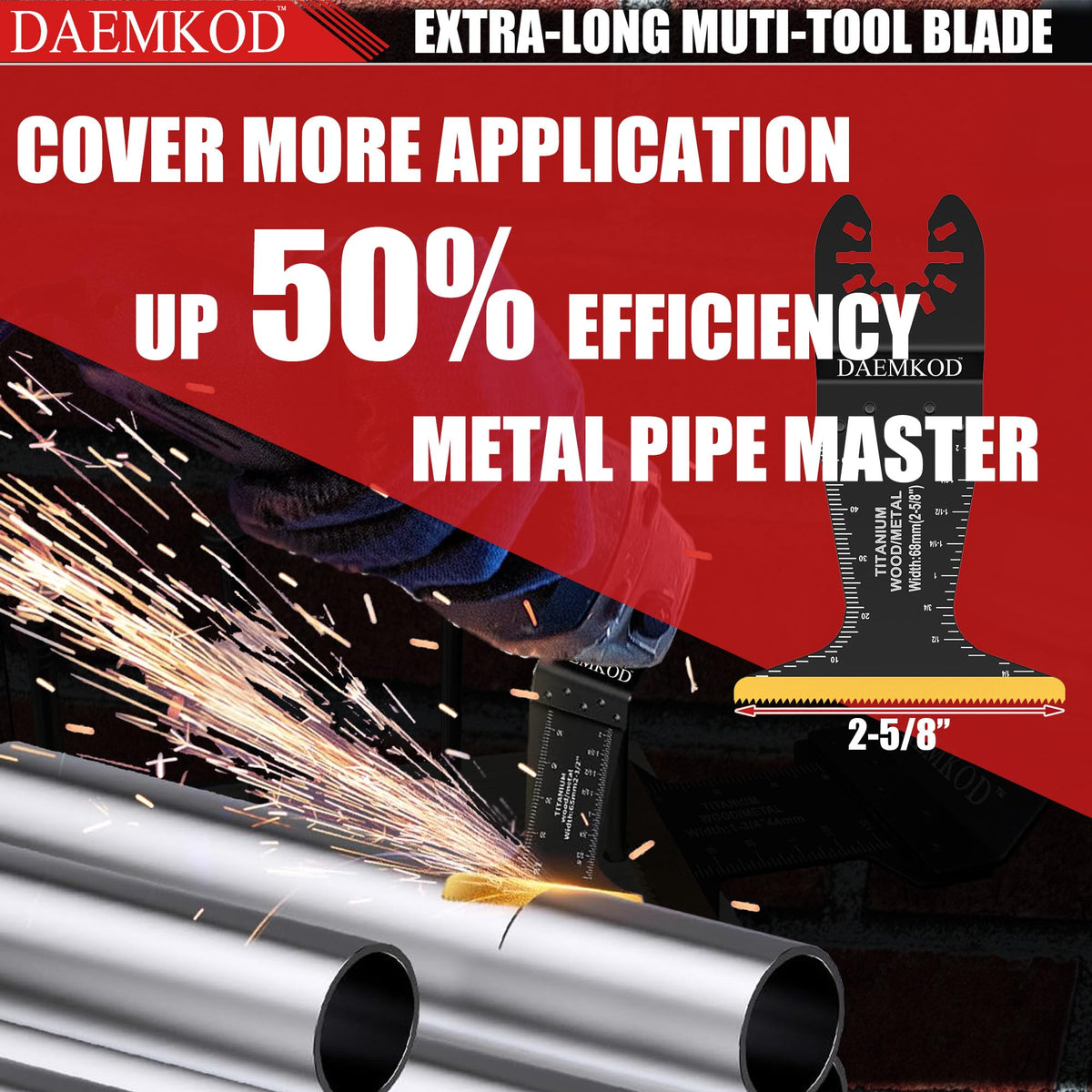 DAEMKOD blades ideal for nails in wood for clean results