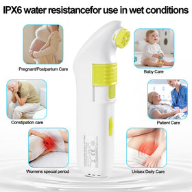 DAEX rotatable nozzle demonstrates precise spray control for gentle or thorough cleaning.