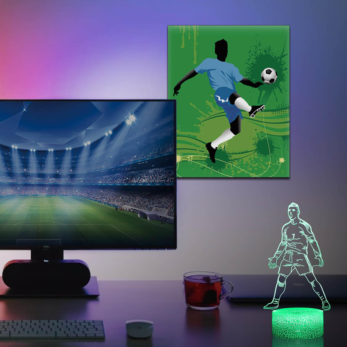 DAHEYMA Siuuuu Dimmable brightness for study or night-time reading.