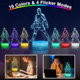 DAHEYMA Siuuuu Remote Color Options for 16 colors of mood lighting.