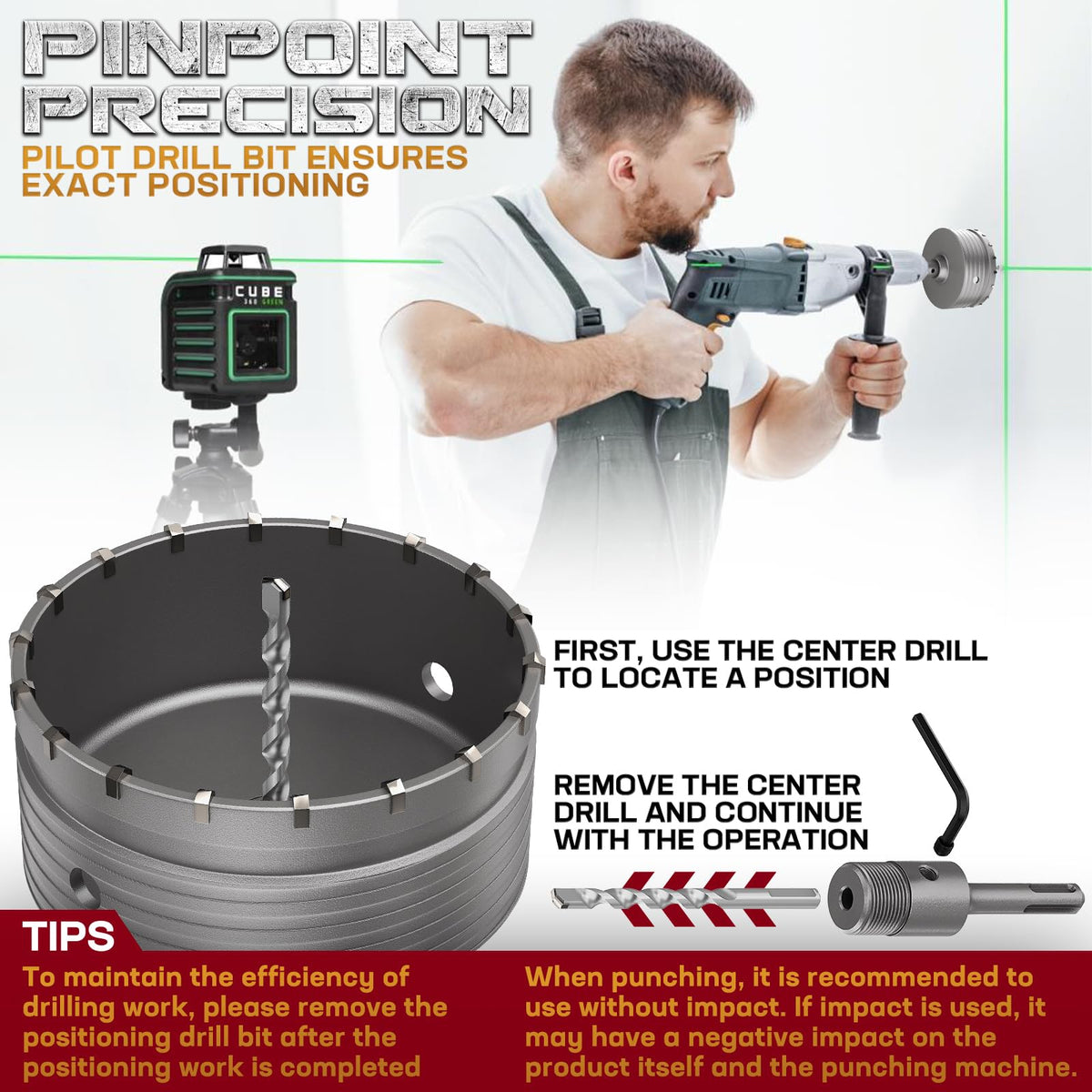 DAIMIT 100mm hole saw kit showcases large-diameter drilling capability