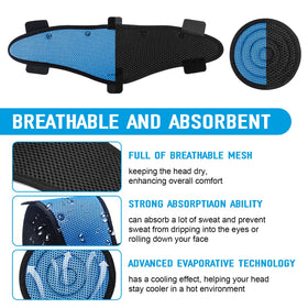 Dairrr Fuuu suspension sweat band blue fits helmet suspensions.