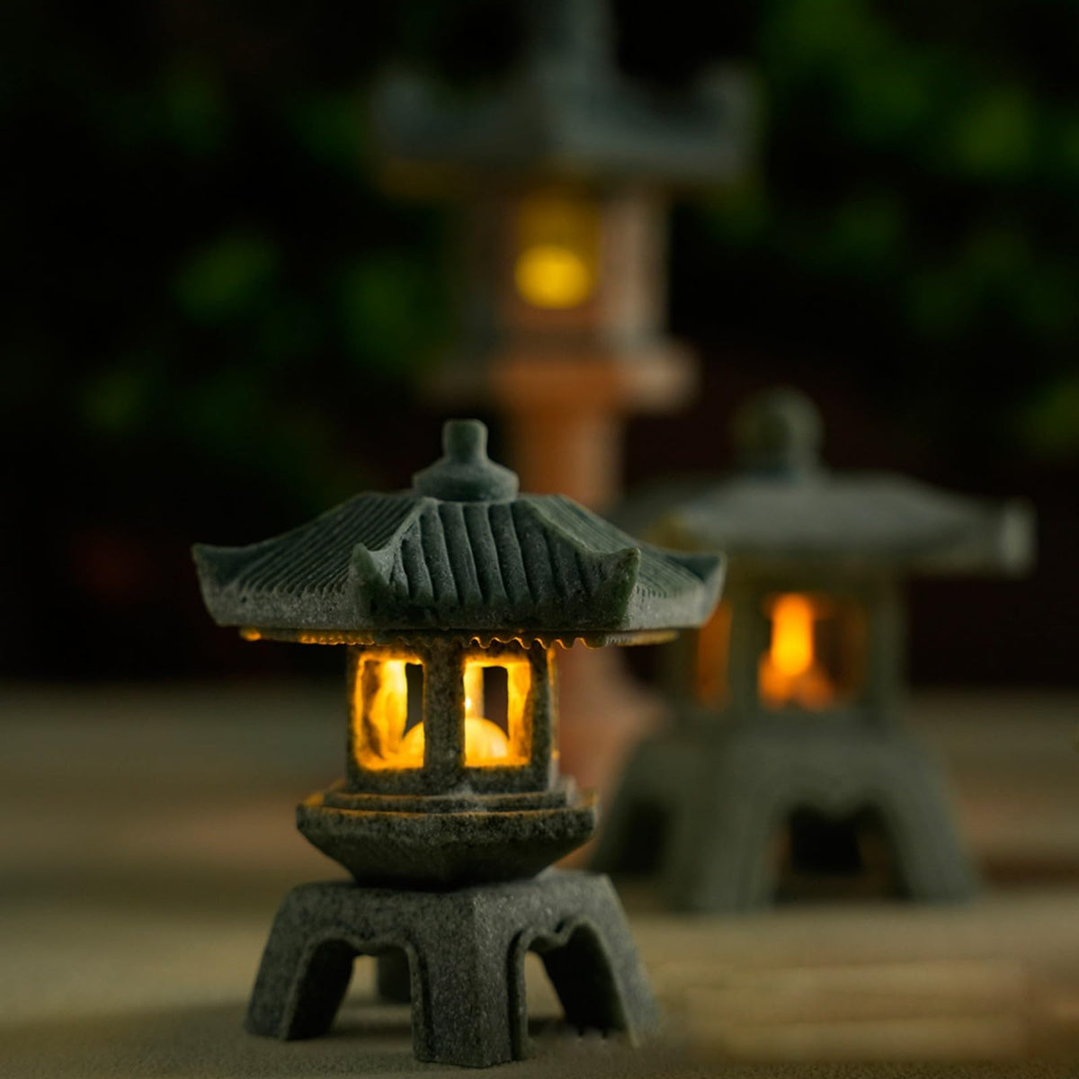 Daisylily home decor, table display, warm glow for cozy desk spaces.