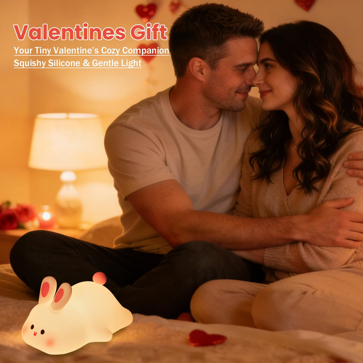 Daixinde rechargeable USB night light is cordless and portable.