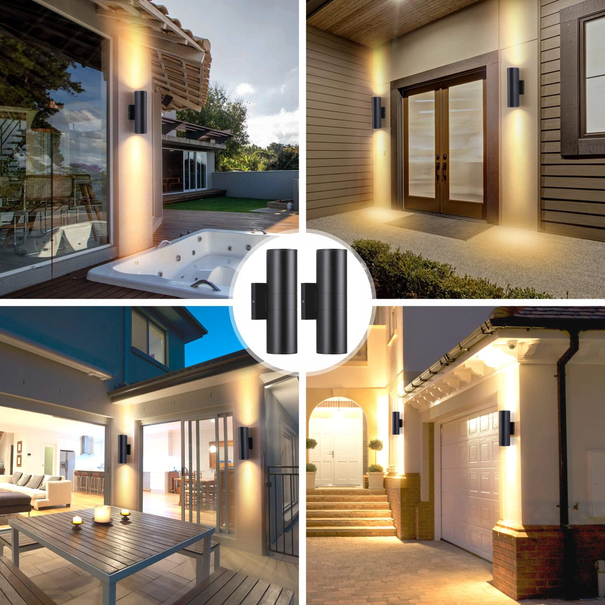 DAKAFUL dual-use indoor/outdoor light for entrances.