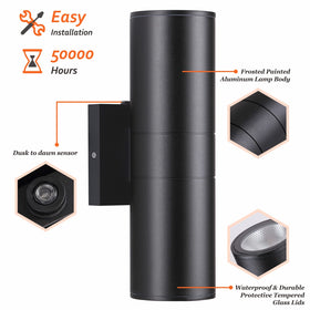 DAKAFUL integrated 12W LED delivers 1200 lumens for outdoor walls