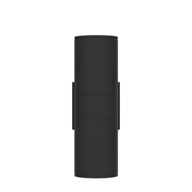 DAKAFUL matte black aluminum wall sconce for modern outdoor spaces