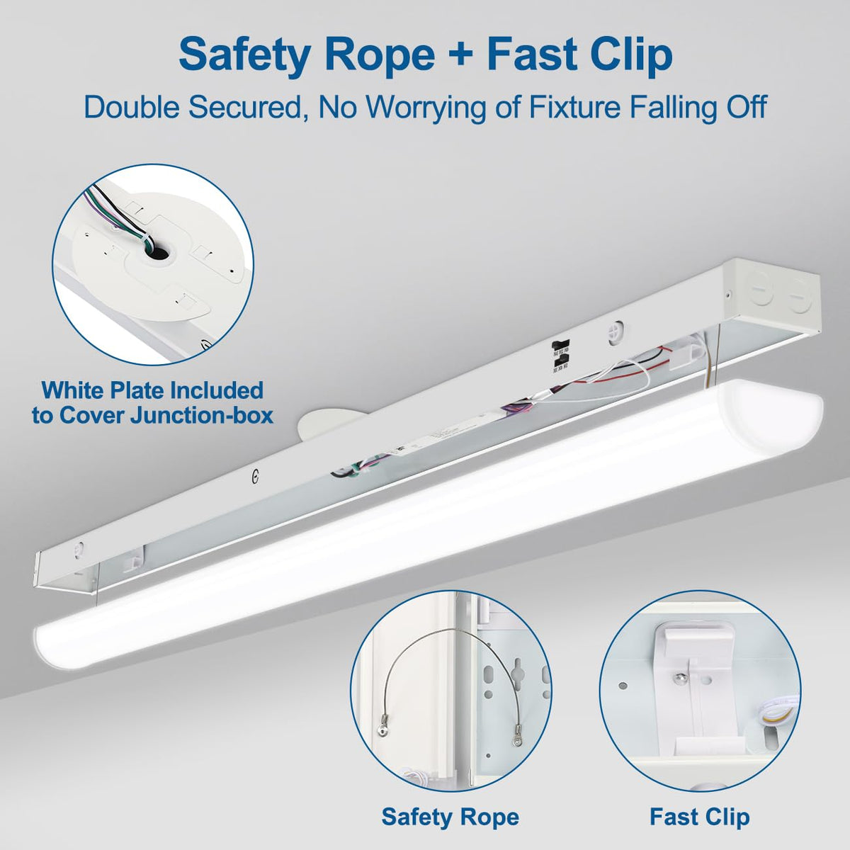 DAKASON UL-listed maintenance-free LEDs backed by a 5-year warranty.